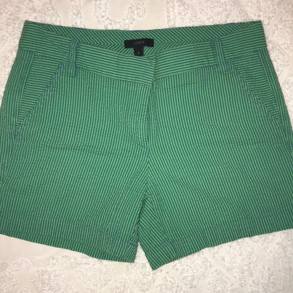 J. Crew Seersucker Shorts
